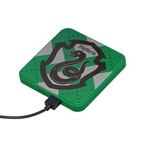 Power Bank 4000 mAh Slytherin - Cargador de batería portátil universal original Harry Potter