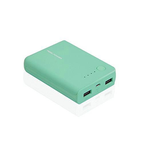 Realpower PB de 10 K batería Externa Compacto/Power Bank 10.000 mAh para Smartphone