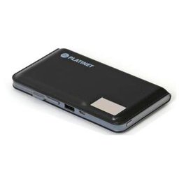 Platinet Polymer - Batería Externa (12 000 mAh, 2 en 1 (Micro USB + USB)