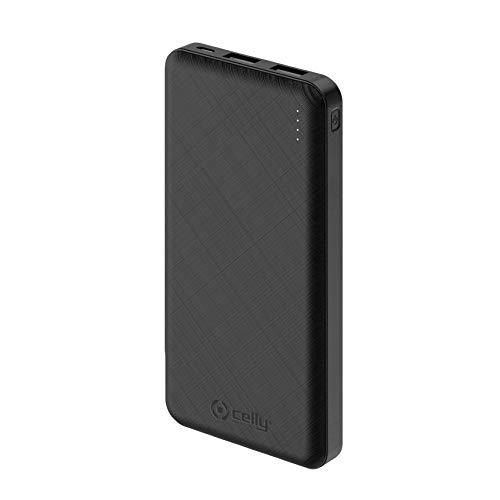 Celly PBE10000BK - Power Bank 10.000 mAh Carga rápida