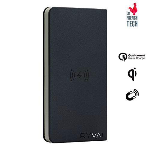 Ryval - RPB04 Powerbank 8000mAh inalámbrico Qi y magnético