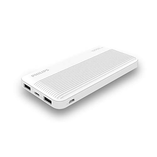 PHILIPS DLP7719N/00 - Batería Externa con 2 entradas USB y Entrada USB-C