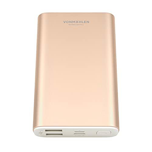 VONMÄHLEN Evergreen Powerbank 10000mAh - Batería Externa &amp; Portátil para Móviles con QC 3.0 y Carga Rápida 18W