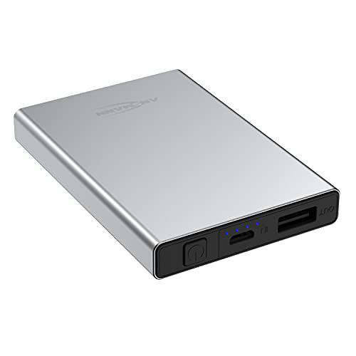 Ansmann Powerbank 5000 mAh Plateado Carcasa de Aluminio