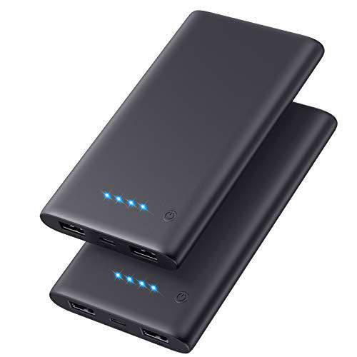 Ekrist Power Bank【2 Piezas】 Batería Externa de 10000 mAh