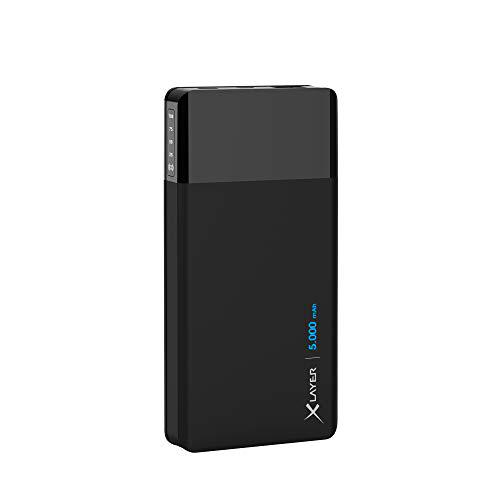 Xlayer 214429 batería Externa Negro 5000 mAh - Baterías externas (Negro