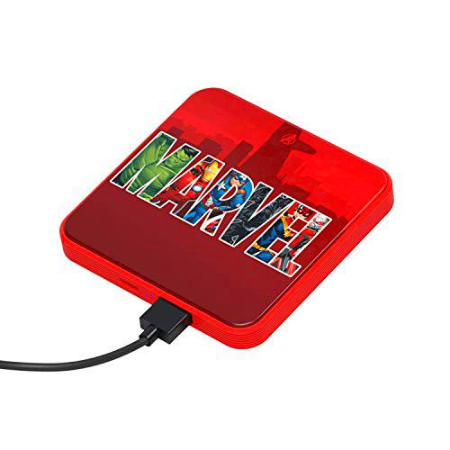 Tribe Power Bank 4000 mAh Marvel Logo - Cargador de batería portátil Universal Original Marvel, PBL21600