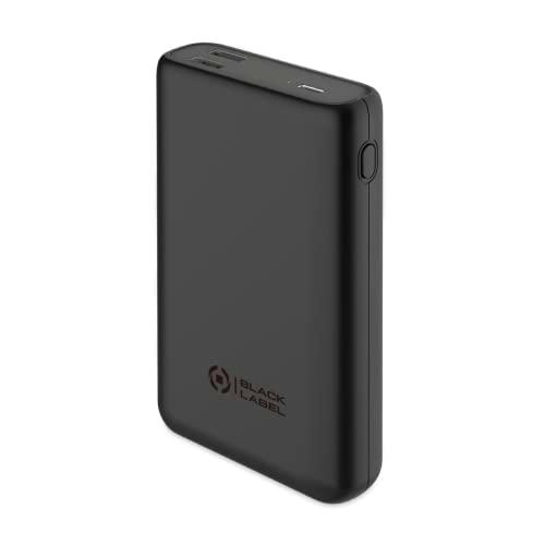 Celly, Powerbank Linea Black Label, Power Bank con Power Delivery 15.000 mAh