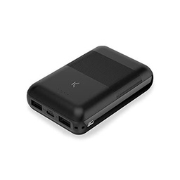 Batería Externa Mini Power Bank Ksix, 10.000mAh, 10W + Cable USB A