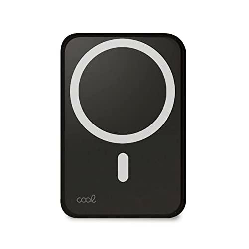 Bateria Externa Universal Magnética Power Bank Qi 5000 mAh Cool Negro