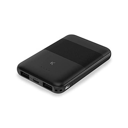 Batería Externa Power Bank Ksix, 5.000mAh, 10W + Cable USB A