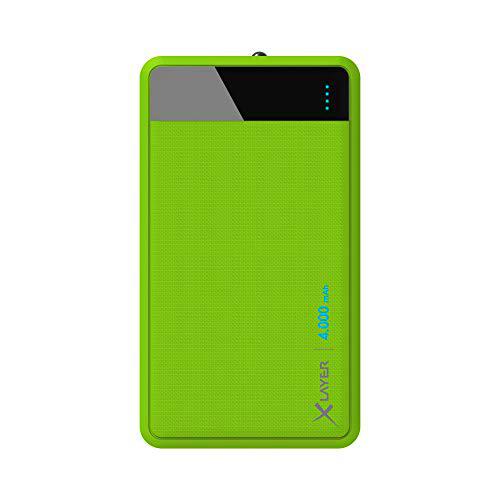 XLayer Colour Line batería externa Verde Polímero de litio 4000 mAh