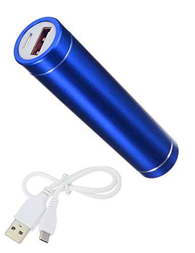 Shot Case Batería Externa para Xiaomi Mi 9 Se Universal Power Bank 2600 mAh con Cable USB/Micro USB de Emergencia para teléfono (Azul)