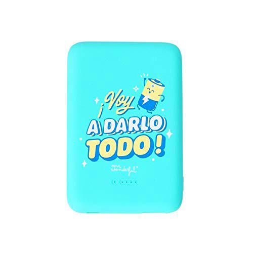 Mr. Wonderful Batería Externa Wireless Power Bank 5.000 mAh l Todo