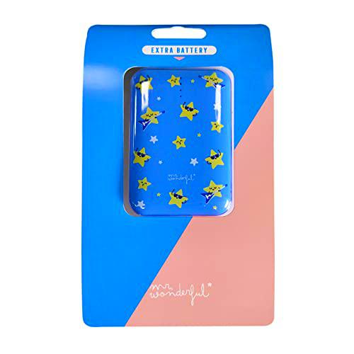 Mr.Wonderful - Batería Externa para Móviles - Diseño Estrellas