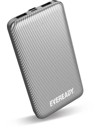 EVEREADY - Batería Externa de 10000 mAh + Cable USB-A/Micro-USB