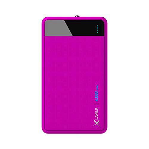 XLayer Colour Line batería externa Violeta Polímero de litio 4000 mAh