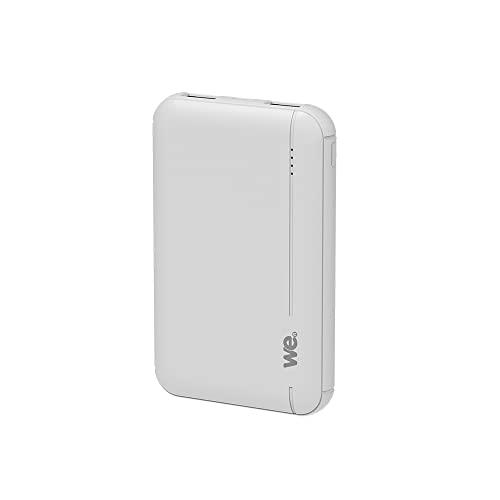 WE Mini Batería Externa 5000 mAh, Powerbank Cargador Portátil 2 Puertos USB Salida 5V 2.1A