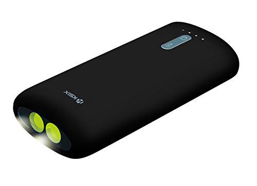 Ksix BXBA4000U - Batería auxiliar con linterna 4000 mAh + cable Micro USB a USB