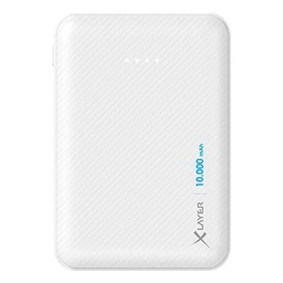 Batería Adicional XLayer Powerbank Micro Carbon White 10.000 mAh batería Externa para iPhone