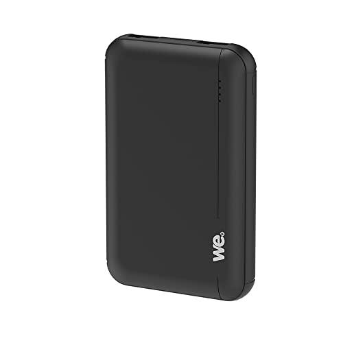 WE Mini Batería Externa 5000mAh, Powerbank Cargador Portátil 2 Puertos USB Salida 5V 2.1A