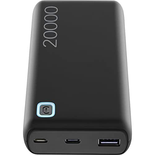 Cellularline | Power Bank Essence 20000 | Cargador de baterías portátil de 20000 mAh