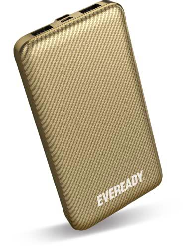 EVEREADY - Batería Externa de 10000 mAh + Cable USB-A/Micro-USB