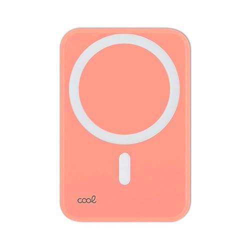 Bateria Externa Universal MAGNÉTICA Power Bank Qi 5000 mAh Cool Rosa