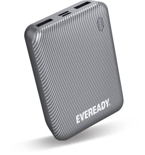 EVEREADY - Batería Externa de 10000 mAh + Cable USB-A/Micro-USB