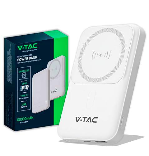 V-TAC Power Bank Magnético Compatible con MagSafe - 10000 mAh