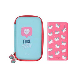 Estuche Tecnológico Rígido 2.5 I Like + Powerbank 6.000Mah Unicornios