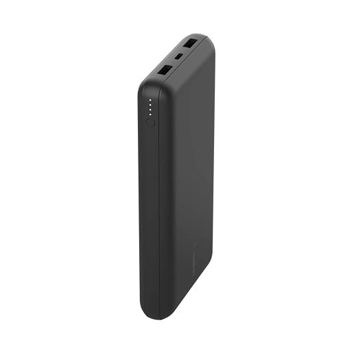 Belkin Cargador USB-C Portátil de 20 000 mAH, Batería Externa 20K con Puerto USB-C de Salida/Entrada