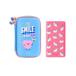 Estuche Tecnológico Rígido 2.5 Smile + Powerbank 6.000Mah Unicornios