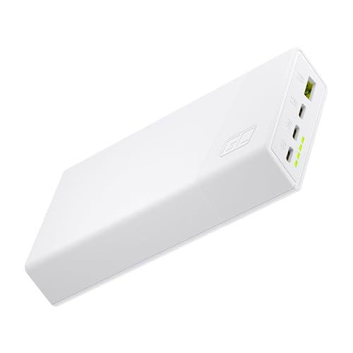 Green Cell Powerbank 20000mAh 22.5W PD USB C Batería externa para teléfono móvil blanco GC PowerPlay20s Cargador portátil Power Delivery Carga rápida QC 3.0 para iPhone 15 14 13