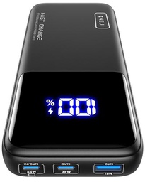 INIU Power Bank, 65W 20000mAh Bateria Externa Carga Rapida