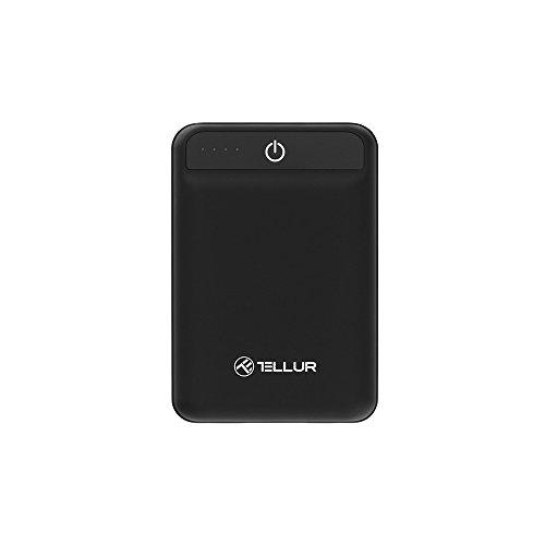 TELLUR TLL158101 Batería Externa compacta de 10000 mAh, Negro