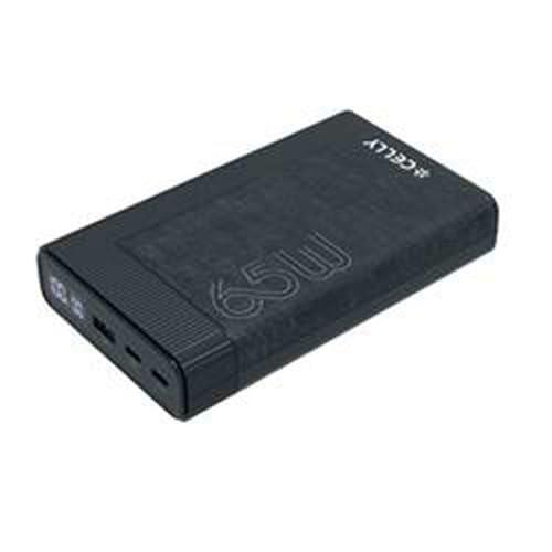 Powerbank Celly PBPD65W20EVOBK Negro 20000 mAh