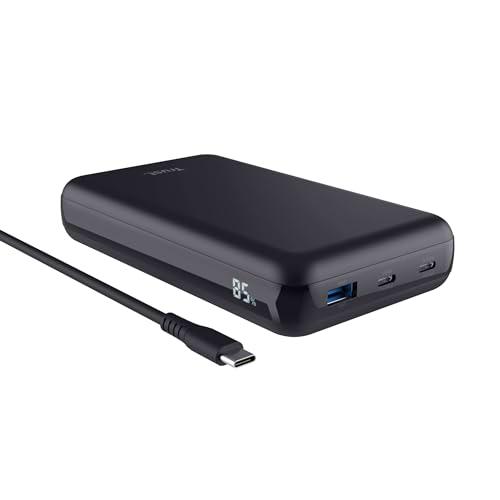 Trust Laro Power Bank 20000mAh 100W para Portátil 2X USB-C 1x USB-A