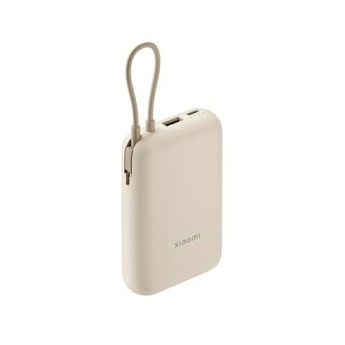 Xiaomi Power Bank 10000 mAh (Cable Integrado) Tan