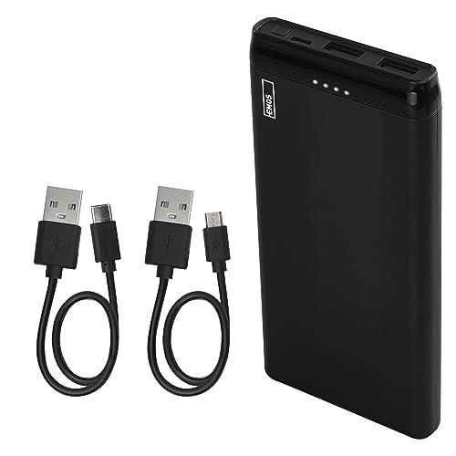 EMOS - Batería Externa Alpha 10S 10 000 mAh - Batería Externa con Paso