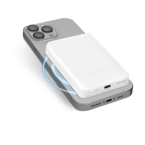 SBS Power Bank Batería 5000mAh, Compatible con MagSafe