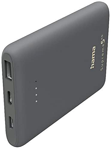 Hama Supreme 5HD Polímero de Litio 5000 mAh Gris