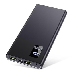 Power Bank 12000 mAh, powerbank Piccolo ma Forte (USB C Input &amp; Output) 3A batteria esterna