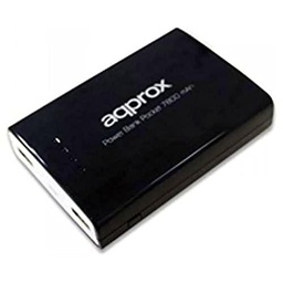 Approx APPPB78EVBK - Cargador Universal con batería Externa de 7800mAh